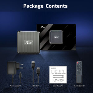 TV Box X98Q, 4K, S905W2, 2/16GB, Wi-Fi 2.4/5GHz, Android 11 | Εικόνα & Ήχος | elabstore.gr