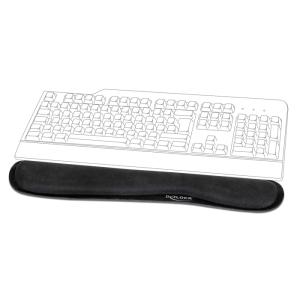 DELOCK στήριγμα καρπού για πληκτρολόγιο/laptop 12558, 20x85x465mm, μαύρο | Συνοδευτικά PC | elabstore.gr
