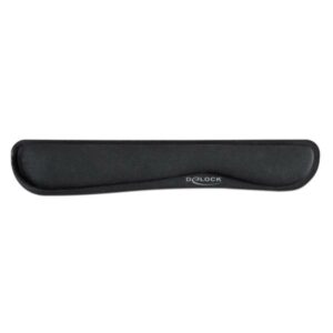 DELOCK στήριγμα καρπού για πληκτρολόγιο/laptop 12558, 20x85x465mm, μαύρο | Συνοδευτικά PC | elabstore.gr