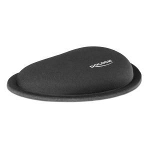 DELOCK στήριγμα καρπού για ποντίκι 12602, 25x115x165mm, μαύρο | Συνοδευτικά PC | elabstore.gr