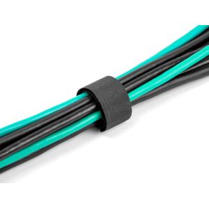 DELOCK δεματικά καλωδίων 19110, τύπου velcro, 20x180mm, μαύρα, 10τμχ | Καλώδια - Αντάπτορες | elabstore.gr