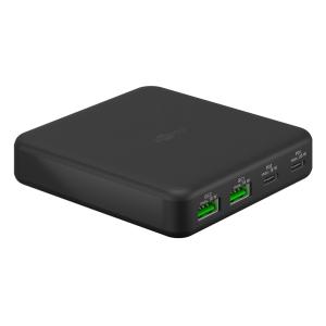 GOOBAY σταθμός φόρτισης 61772, 2x USB-A & 2x USB-C, 65W, μαύρος | Αξεσουάρ κινητών | elabstore.gr