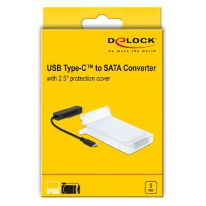DELOCK αντάπτορας USB-C σε SATA 64084 με θήκη για 2.5" HDD/SSD, 6Gbps | eLabstore.gr DELOCK αντάπτορας USB-C σε SATA 64084 με θήκη για 2.5" HDD/SSD, 6Gbps | Συνοδευτικά PC | elabstore.gr