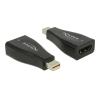 DELOCK αντάπτορας DisplayPort mini σε HDMI 65864, 4K, Passive, μαύρος | Καλώδια - Αντάπτορες | elabstore.gr