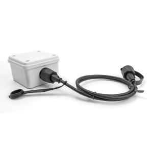 DELOCK καλώδιο RJ45 STP Cat.6 80166 με καπάκι, 26AWG, IP68, 1m, μαύρο | Καλώδια - Αντάπτορες | elabstore.gr