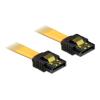 DELOCK καλώδιο SATA 82473, 3Gb/s, 30cm, κίτρινο | Καλώδια - Αντάπτορες | elabstore.gr