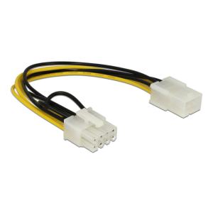 DELOCK καλώδιο PCI Express 6-pin σε PCI Express 8-pin 83775, 20cm | Καλώδια - Αντάπτορες | elabstore.gr
