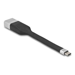 DELOCK καλώδιο USB-C σε RJ45 86936, 10/100/1000Mbps, 15cm, μαύρο | Δικτυακά | elabstore.gr
