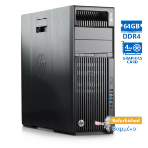 HP Z640 Tower Xeon E5-2690v3(12-Cores)/64GB DDR4/4TB/Nvidia 4GB/DVD/8P Grade A+ Workstation Refurbis | Refurbished | elabstore.gr