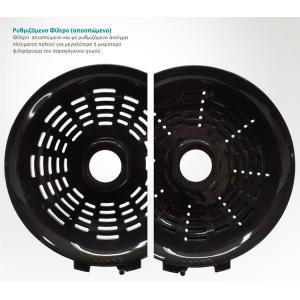 BRUNO ηλεκτρικός στίφτης BRN-0096, συνεχούς ροής, 600W, inox-μαύρο | Οικιακός εξοπλισμός | elabstore.gr