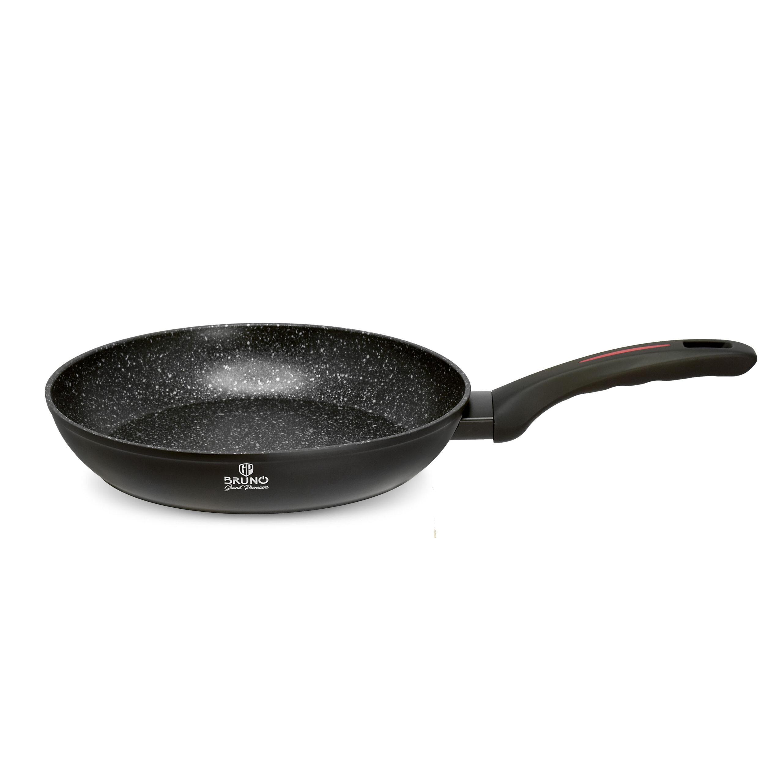BRUNO τηγάνι Granit Premium BRN-0112 με αντικολλητική επίστρωση, 24cm | eLabstore.gr BRUNO BRN-0117 Ψηστιέρα 28x28εκ. με αντικολλητική επίστρωση “Granit Premium” | Οικιακά Είδη κουζίνας | elabstore.gr