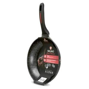 BRUNO τηγάνι Granit Premium BRN-0112 με αντικολλητική επίστρωση, 24cm | eLabstore.gr BRUNO BRN-0117 Ψηστιέρα 28x28εκ. με αντικολλητική επίστρωση “Granit Premium” | Οικιακά Είδη κουζίνας | elabstore.gr
