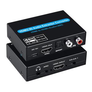 POWERTECH converter CAB-H154 από HDMI σε HDMI, 3.5mm & 2x RCA, 4K | Καλώδια - Αντάπτορες | elabstore.gr