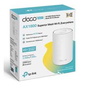 TP-LINK Whole Home Mesh WiFi 6 Deco X20-4G, 4G+ AX1800, Ver. 1.0 | Δικτυακά | elabstore.gr