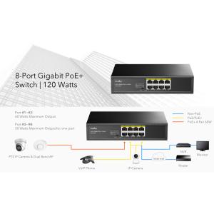 CUDY PoE+ switch GS1008PT, 8-port PoE+, 120W, VLAN, V1.0 | eLabstore.gr CUDY PoE+ switch GS1008PT, 8-port PoE+, 120W, VLAN, V1.0 | Δικτυακά | elabstore.gr