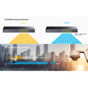 CUDY PoE+ switch GS1020PS2, 16-port PoE+, 2x SFP, 200W, V2.0 | Δικτυακά | elabstore.gr