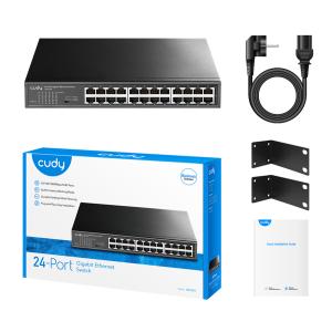 CUDY Ethernet switch GS1024, 24-port Gigabit, VLAN, V2.0 | eLabstore.gr CUDY Ethernet switch GS1024, 24-port Gigabit, VLAN, V2.0 | Δικτυακά | elabstore.gr