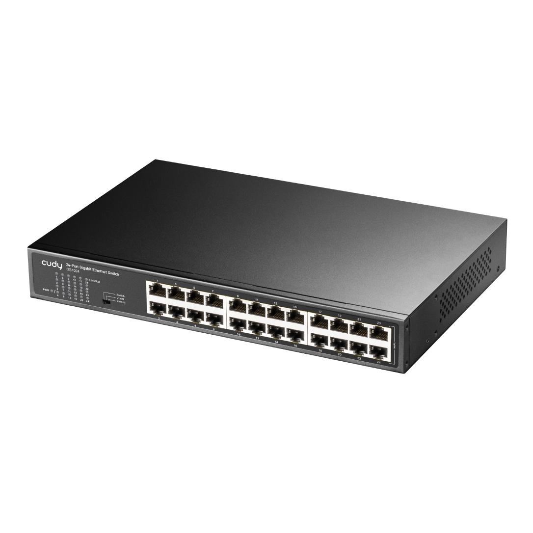 CUDY Ethernet switch GS1024, 24-port Gigabit, VLAN, V2.0 | eLabstore.gr CUDY Ethernet switch GS1024, 24-port Gigabit, VLAN, V2.0 | Δικτυακά | elabstore.gr