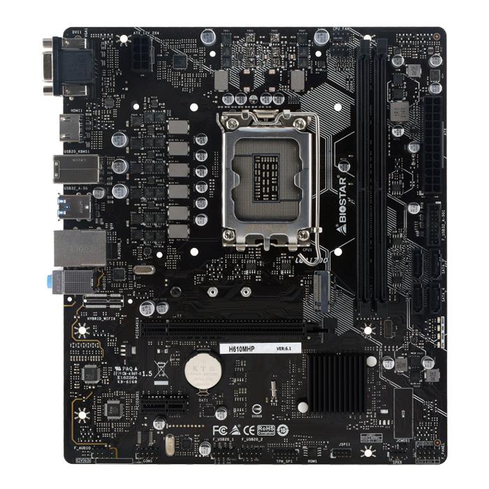 BIOSTAR μητρική H610MHP, 2x DDR4, s1700, USB 3.2, uATX, GbE, Ver. 6.1 | eLabstore.gr BIOSTAR μητρική H610MHP, 2x DDR4, s1700, USB 3.2, uATX, GbE, Ver. 6.1 | PC & Αναβάθμιση | elabstore.gr