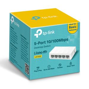 TP-LINK desktop switch LiteWave LS1005, 5-port 10/100Mbps, Ver 1.0 | Δικτυακά | elabstore.gr