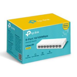 TP-LINK desktop switch LiteWave LS1008, 8-port 10/100Mbps, Ver 1.0 | Δικτυακά | elabstore.gr