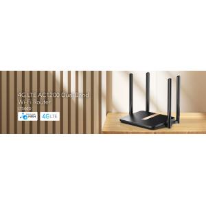 CUDY router LT500D, 4G LTE, AC1200 Dual Band, 4x Ethernet ports, V2.0 | Δικτυακά | elabstore.gr