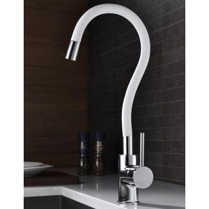 BRUNO αναμεικτική μπαταρία κουζίνας M54804-006C-S626, εύκαμπτη, λευκή | Οικιακός εξοπλισμός | elabstore.gr