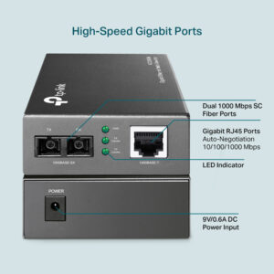TP-LINK Gigabit Multi-Mode Media Converter MC200CM, Ver. 4.0 | Δικτυακά | elabstore.gr