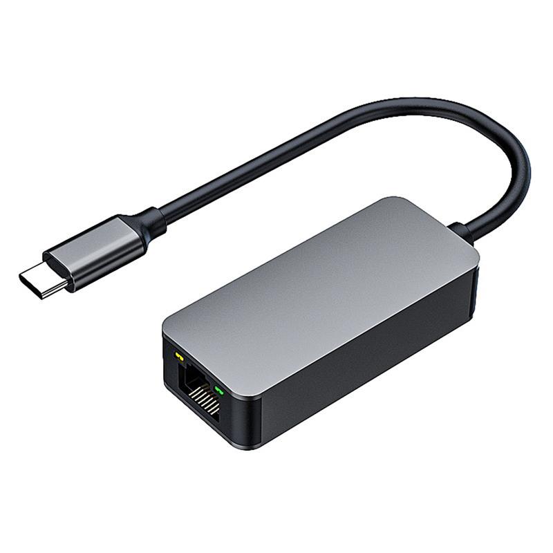 POWERTECH αντάπτορας USB-C σε RJ45 PTH-080, 10M/100M/1000M/2.5G, γκρι | eLabstore.gr POWERTECH αντάπτορας USB-C σε RJ45 PTH-080, 10M/100M/1000M/2.5G, γκρι | Δικτυακά | elabstore.gr