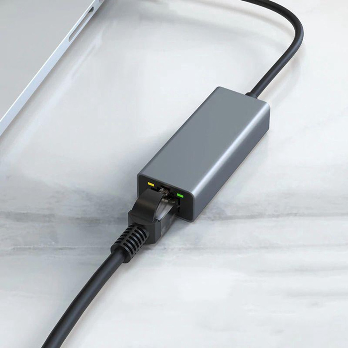 POWERTECH αντάπτορας USB σε RJ45 PTH-082, 10M/100M/1000M/2.5G, γκρι | eLabstore.gr POWERTECH αντάπτορας USB σε RJ45 PTH-082, 10M/100M/1000M/2.5G, γκρι | Δικτυακά | elabstore.gr