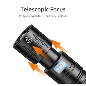 SUPFIRE φορητός φακός GT75 με zoom, 20W, 920lm, 4000mAh, έως 190m | Φωτισμός | elabstore.gr