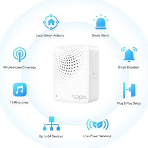 TP-LINK Smart Hub Tapo H100 με κουδούνισμα, Wi-Fi, Ver 1.0 | Οικιακός εξοπλισμός | elabstore.gr