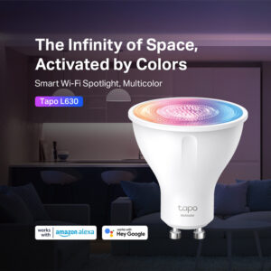 TP-LINK LED smart λάμπα spot Tapo L630, WiFi, 3.7W, RGB, GU10, Ver 1.0 | Φωτισμός | elabstore.gr