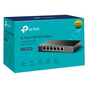 TP-LINK desktop switch TL-SF1006P, 6-Port 10/100Mbps, 4x PoE+, Ver. 1.0 | eLabstore.gr TP-LINK desktop switch TL-SF1006P, 6-Port 10/100Mbps, 4x PoE+, Ver. 1.0 | eLabstore.gr