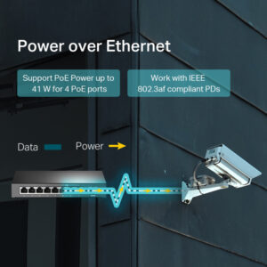 TP-LINK desktop switch TL-SF1008LP, 8-Port 10/100Mbps, 4x PoE, Ver. 2.0 | Δικτυακά | elabstore.gr