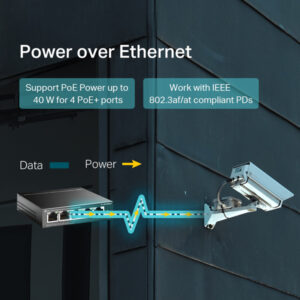 TP-LINK desktop switch TL-SG1005LP, 5-Port Gigabit, 4x PoE+, Ver. 2.0 | Δικτυακά | elabstore.gr
