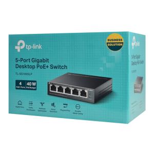 TP-LINK desktop switch TL-SG1005LP, 5-Port Gigabit, 4x PoE+, Ver. 2.0 | eLabstore.gr