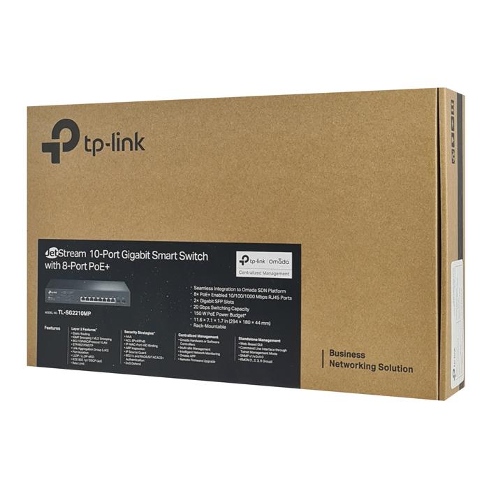 TP-LINK JetStream switch TL-SG2210MP, 10-Port Gigabit, 8x PoE+, Ver. 4.0 | eLabstore.gr TP-LINK JetStream switch TL-SG2210MP, 10-Port Gigabit, 8x PoE+, Ver. 4.0 | Δικτυακά | elabstore.gr