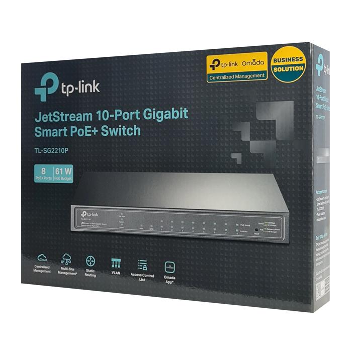 TP-LINK JetStream switch TL-SG2210P, 10-Port Gigabit, 8x PoE+, Ver. 5.0 | eLabstore.gr TP-LINK JetStream switch TL-SG2210P, 10-Port Gigabit, 8x PoE+, Ver. 5.0 | Δικτυακά | elabstore.gr