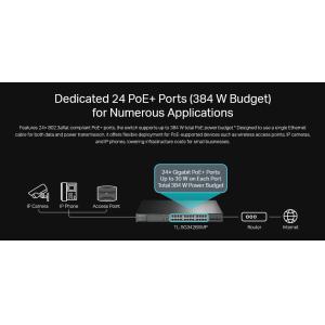 TP-LINK L2+ Managed Switch TL-SG3428XMP, 24x PoE+, 4x SFP+, Ver. 2.0 | Δικτυακά | elabstore.gr