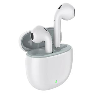 CELEBRAT earphones με θήκη φόρτισης TWS-W23, True Wireless, λευκά | Αξεσουάρ κινητών | elabstore.gr