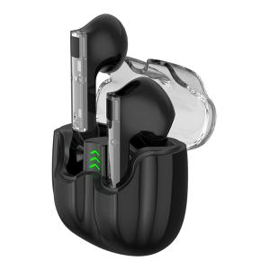 CELEBRAT earphones με θήκη φόρτισης TWS-W27, True Wireless, μαύρα | Αξεσουάρ κινητών | elabstore.gr