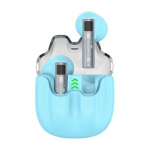 CELEBRAT earphones με θήκη φόρτισης TWS-W27, True Wireless, μπλε | Αξεσουάρ κινητών | elabstore.gr