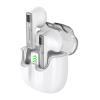 CELEBRAT earphones με θήκη φόρτισης TWS-W27, True Wireless, λευκά | Αξεσουάρ κινητών | elabstore.gr