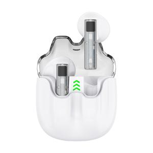 CELEBRAT earphones με θήκη φόρτισης TWS-W27, True Wireless, λευκά | Αξεσουάρ κινητών | elabstore.gr