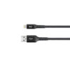Καλώδιο USB 2.0 σε Lightning Φόρτισης - Data 1m 2.4A Μαύρο Well CABLE-USB/LIGHT-1BK05-WL | Περιφερειακά | elabstore.gr