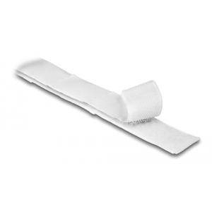 DELOCK αυτοκόλλητη ταινία τύπου Velcro 19061, 1mx20mm, λευκή | Εργαλεία | elabstore.gr