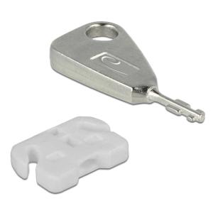 DELOCK blocker θυρών USB 20648 με εργαλείο κλειδώματος, 5τμχ | Καλώδια - Αντάπτορες | elabstore.gr