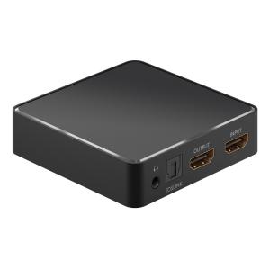 GOOBAY HDMI audio extractor 58469, 4K/30Hz, μαύρο | Καλώδια - Αντάπτορες | elabstore.gr