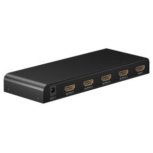 GOOBAY HDMI splitter 58482, 1-in σε 4-out, 4K/30Hz, μαύρο | Καλώδια - Αντάπτορες | elabstore.gr